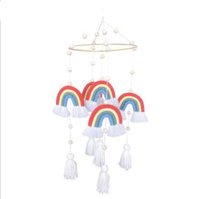 Load image into Gallery viewer, Rainbow Macrame Mobile