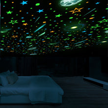 Load image into Gallery viewer, Glow in The Dark Space Wall Decals