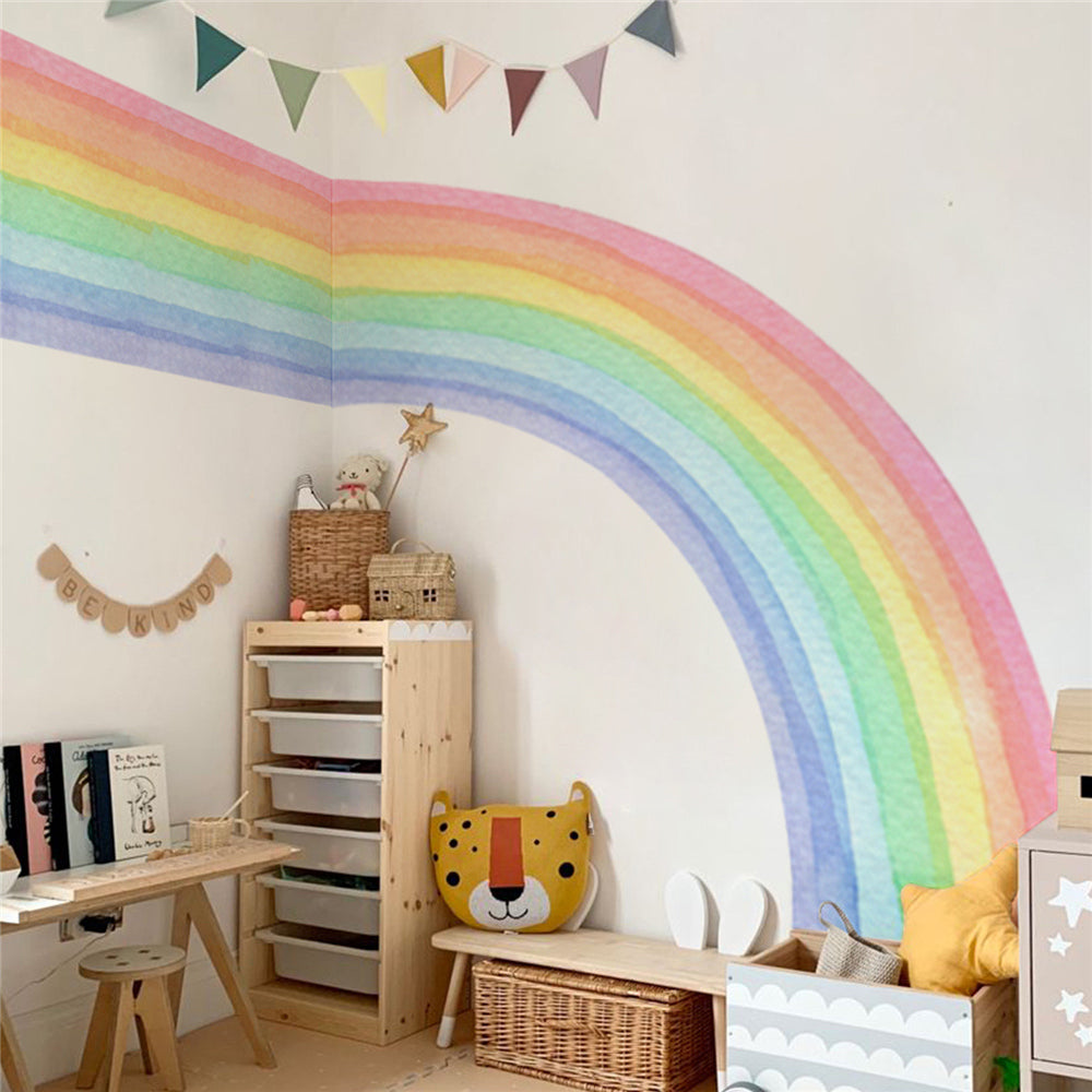 Half Rainbow Self Adhesive Wallpaper
