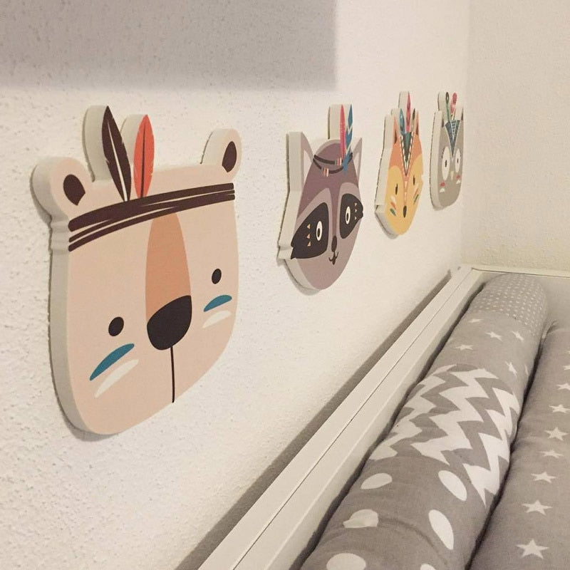 3D Animals Wall Stickers
