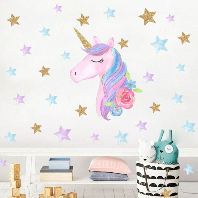 Unicorn Star Wall Sticker