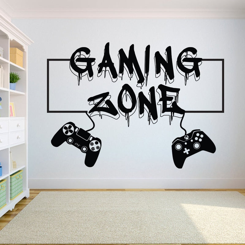 Gaming Zone Wall Sticker