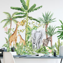 Load image into Gallery viewer, Tropical Rainforest Animals Wall Sticker