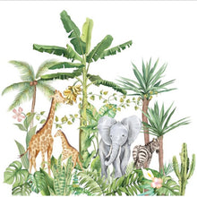 Load image into Gallery viewer, Tropical Rainforest Animals Wall Sticker