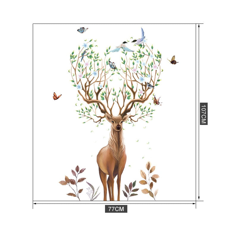 Large Deer Wall Sticker