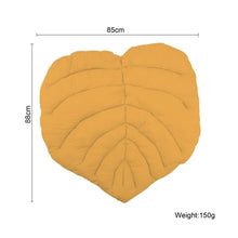 Load image into Gallery viewer, Leaf Shape Cotton Play Mat