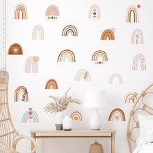 Load image into Gallery viewer, 21 x Earthy Rainbow Wall Stickers
