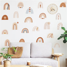 Load image into Gallery viewer, 21 x Earthy Rainbow Wall Stickers