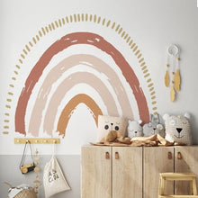 Load image into Gallery viewer, Large Earthy Boho Rainbow Wall Sticker