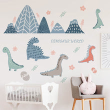 Load image into Gallery viewer, Cartoon Dinosaur Wall Decals