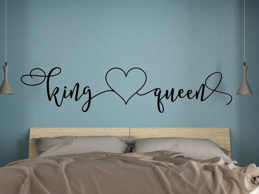 King & Queen Wall Decal