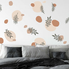 Load image into Gallery viewer, Polka Dot Leaf Wall Decal